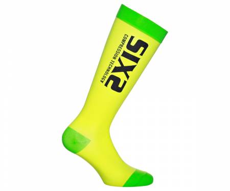 C0RECO SIX2 Recovery socks YELLOW/GREEN